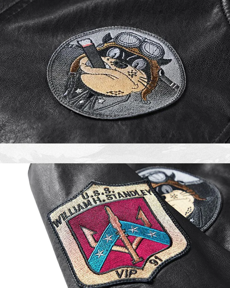 Techwear PU Bomber Jacket