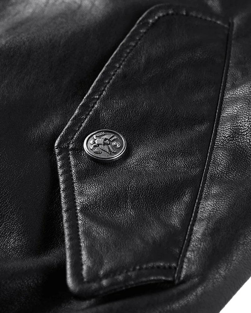 Techwear PU Bomber Jacket