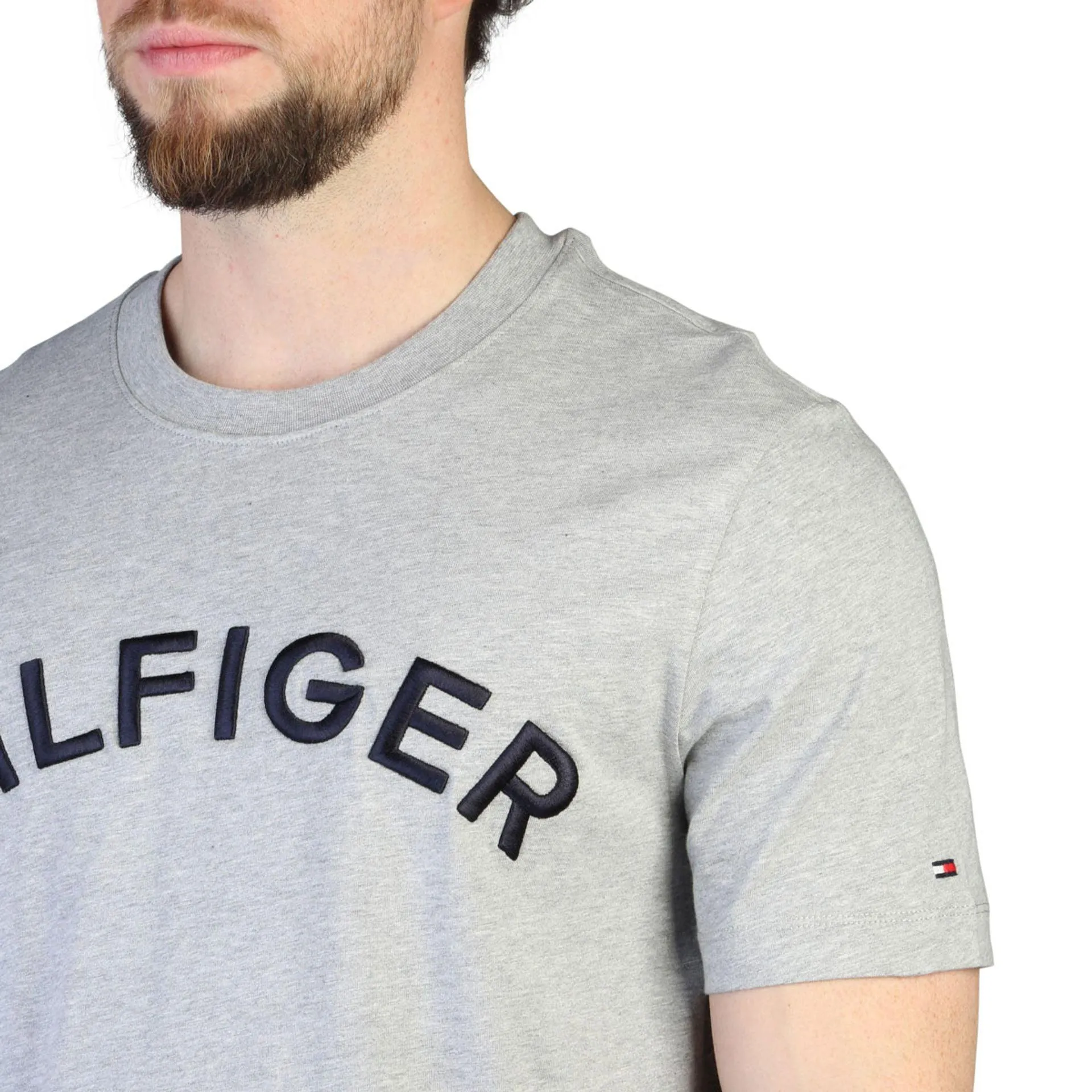 Tommy Hilfiger Men T-shirts - Grey Brand T-shirts