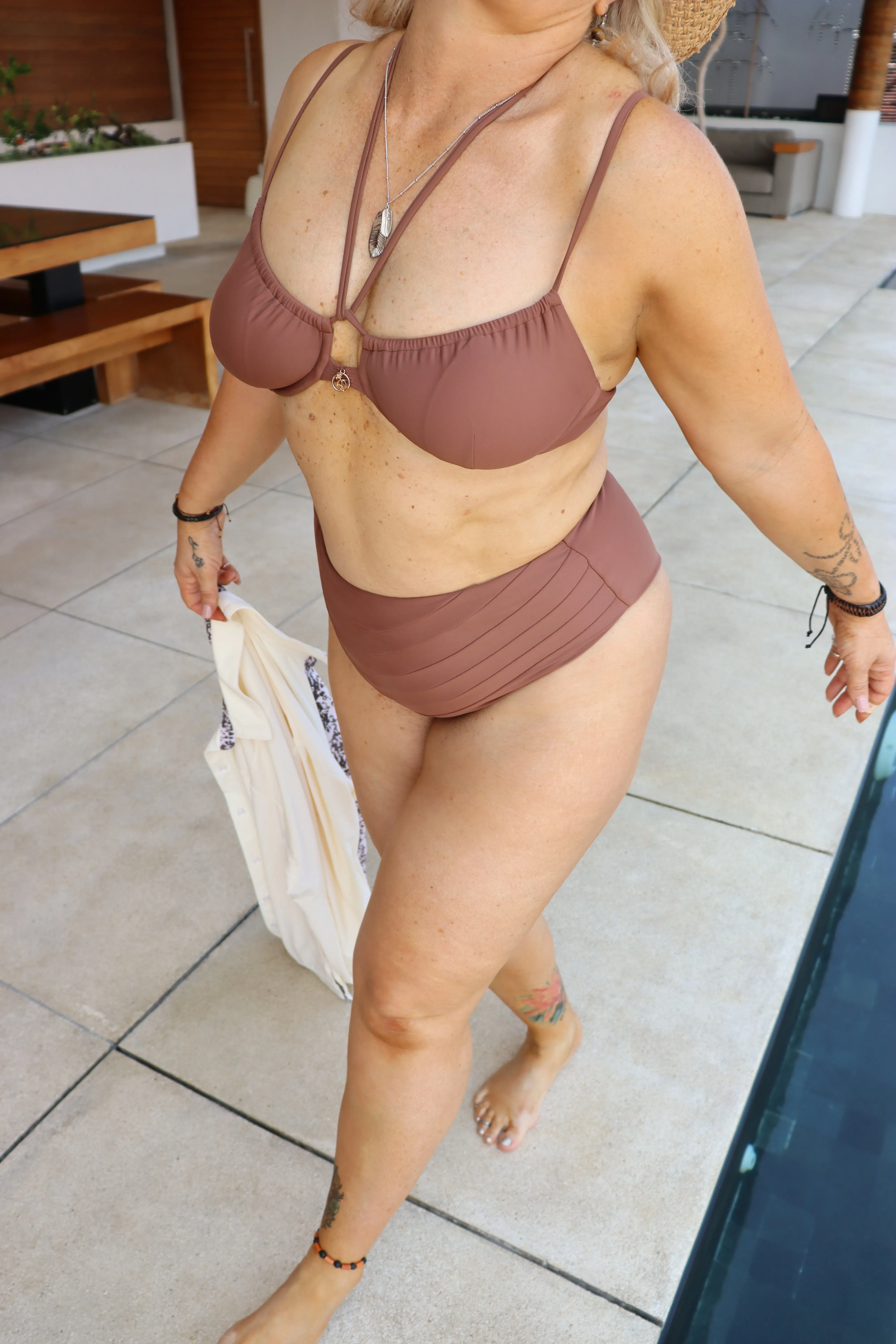 TULA Bottoms - MID CUT - Coffee Brown