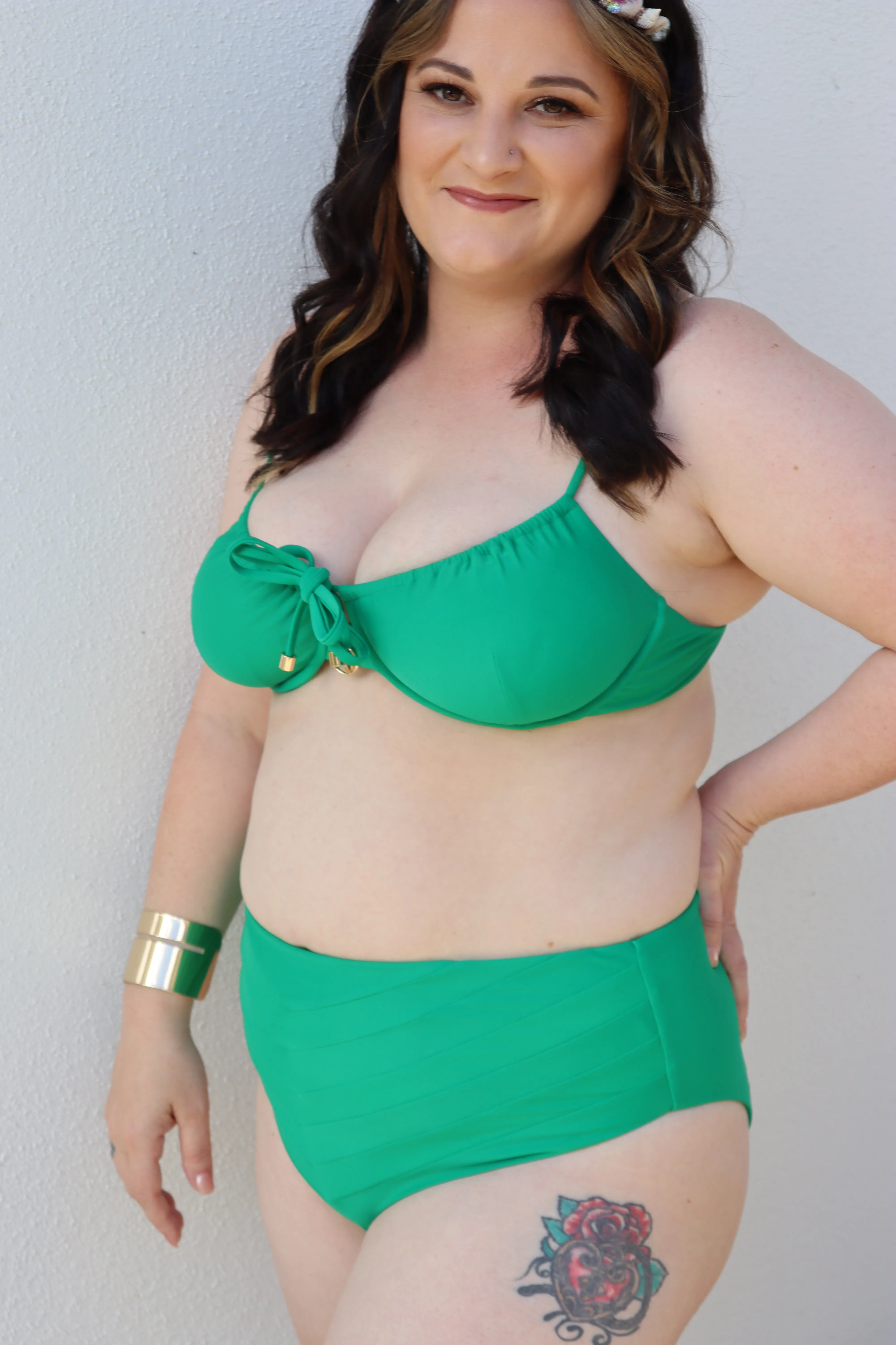 TULA BOTTOMS - MID CUT - Green