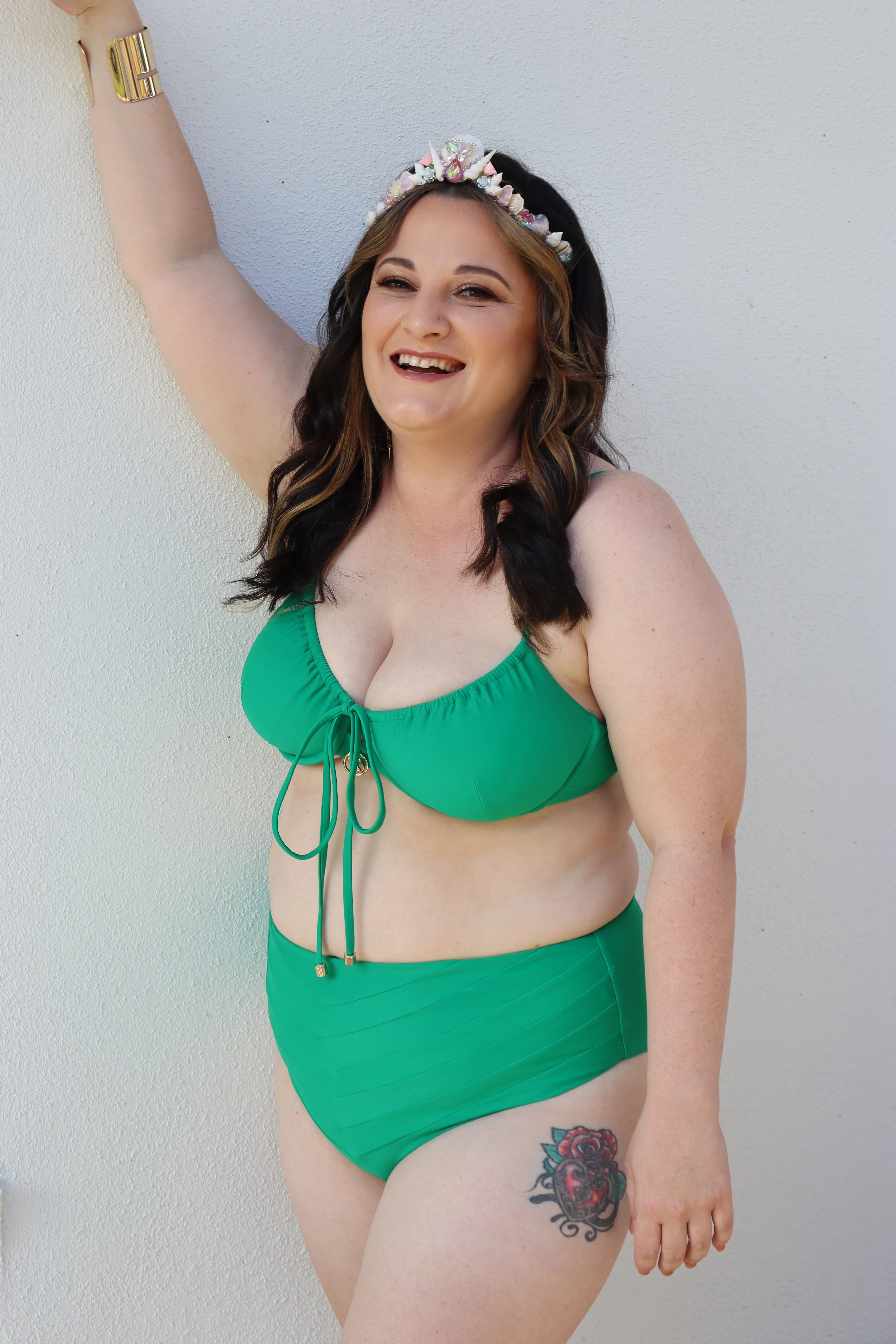 TULA BOTTOMS - MID CUT - Green