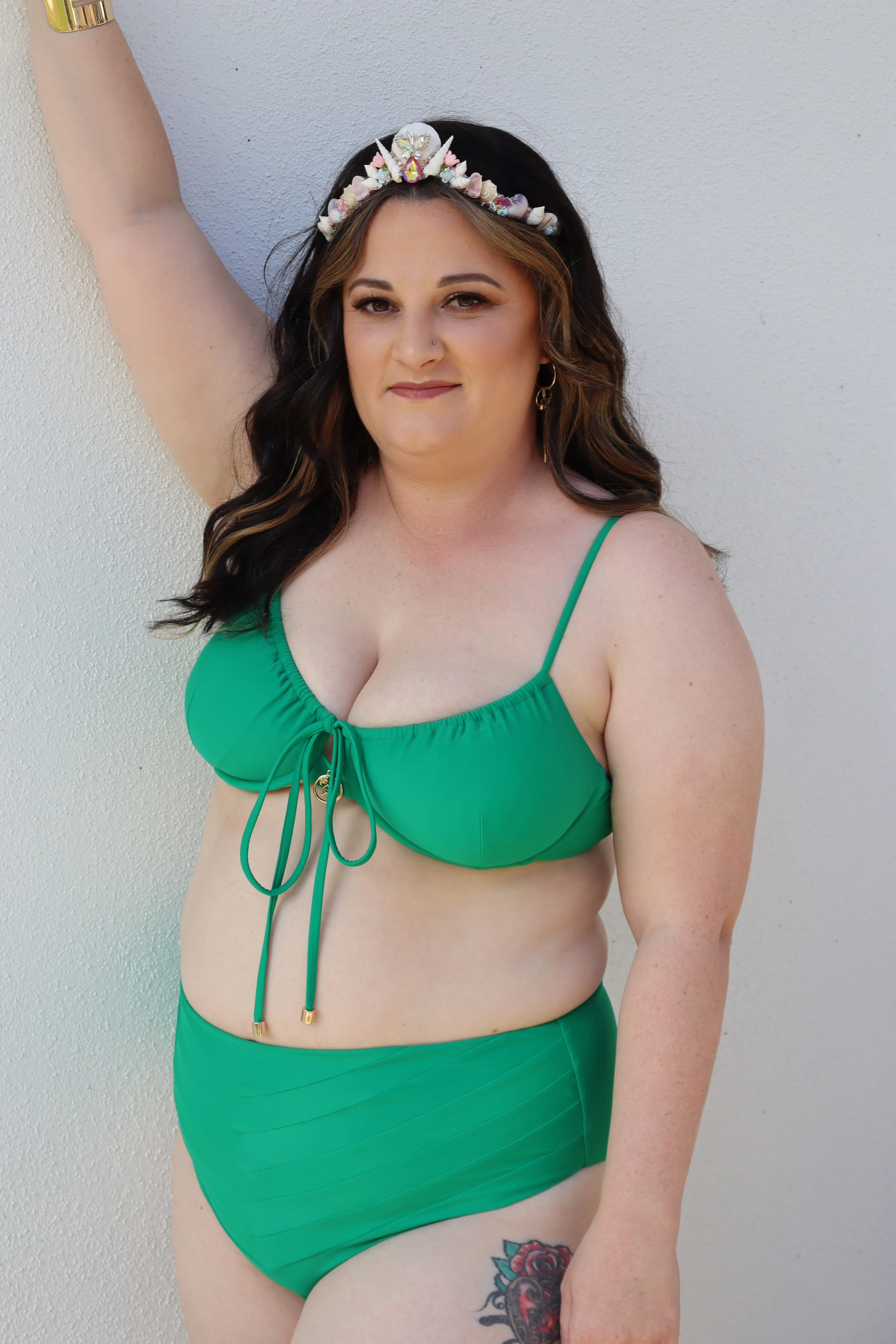 TULA BOTTOMS - MID CUT - Green