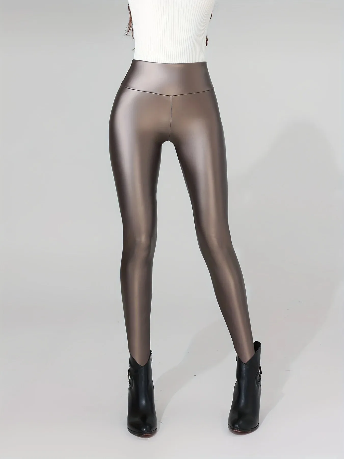 Warm Leather Leggings