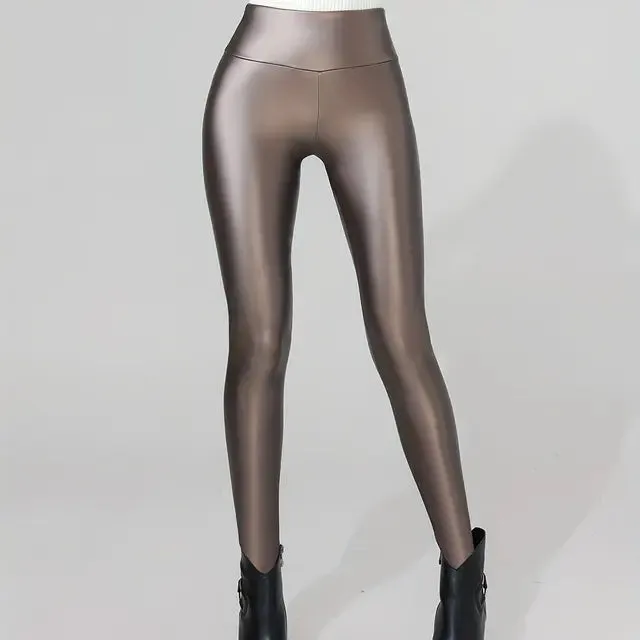 Warm Leather Leggings