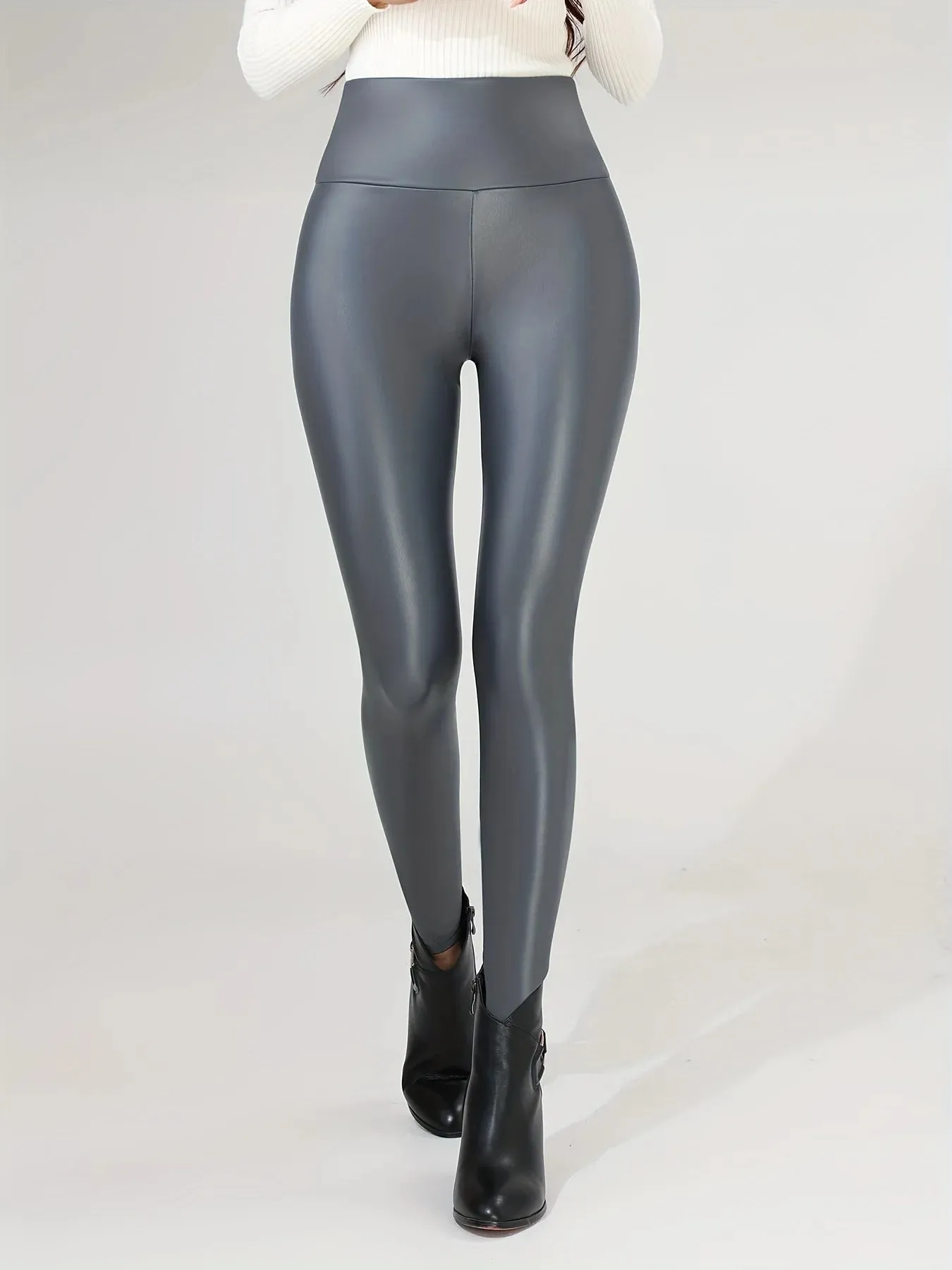 Warm Leather Leggings